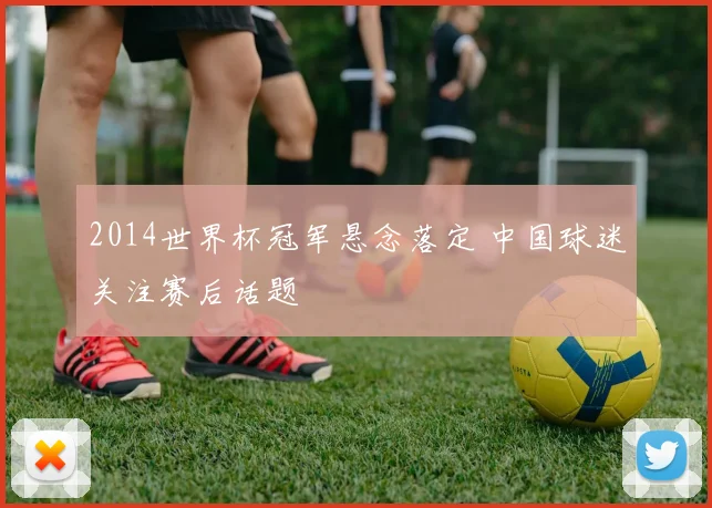 2014世界杯冠军悬念落定 中国球迷关注赛后话题