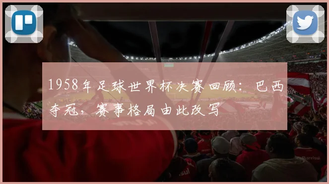 1958年足球世界杯决赛回顾:巴西夺冠,赛事格局由此改写
