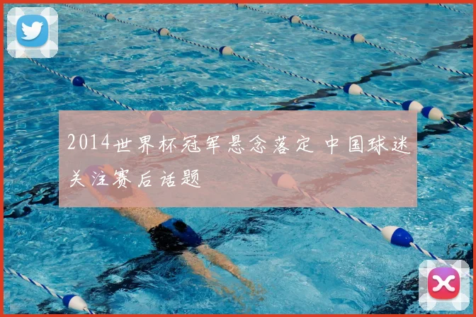 2014世界杯冠军悬念落定 中国球迷关注赛后话题